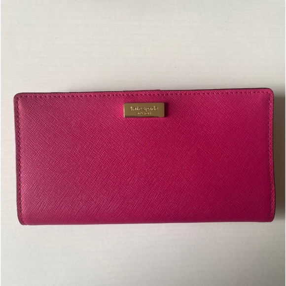 kate spade Handbags - NWOT Kate Spade New York Slim Bifold Wallet - Electric Pink